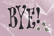 Lottie Mae Retro Display Font, a Handwritten Font by The October Creative (Thumbnail 8 of 8)