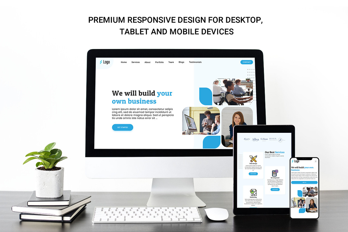 Business website template HTML, a HTML Template by App Innovation (Photo 5 of 7)
