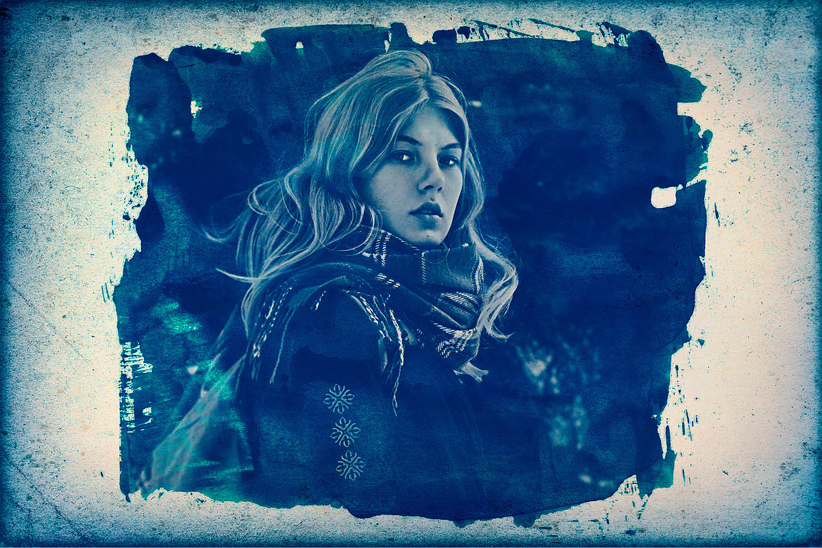 CYANOTYPE Digital Photoshop Effect, a Plug-in Add-On by PhotoSpirit (Photo 5 of 11)