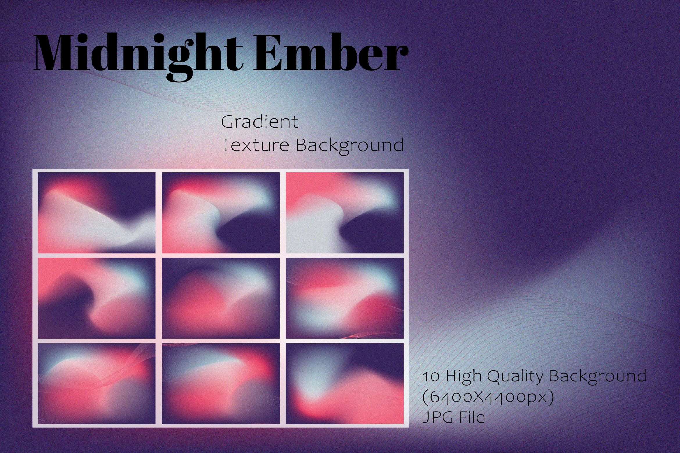 Midnight Ember Gradient Background, a Background Graphic by MSG Studio