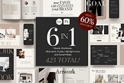 6 in 1 Bundle Coach Creator CANVA PS, a Magazine Template by Eviory (Thumbnail 1 of 106)