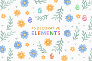 Hoppy Bunnies Easter Illustrations, an Animal Illustration by FalcoCreative (Thumbnail 4 of 9)