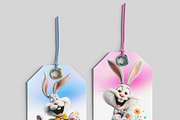 Whimsical Bunny Easter Clipart, an Illustration by one-touch (Thumbnail 5 of 15)