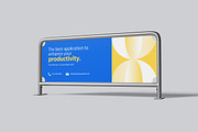 Barrier Fence Banner Mockup, a Merchandise Mockup by Gatamotion (Thumbnail 5 of 5)