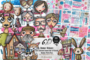 Quirky Whimsy: Cartoon Characters, a Person Illustration by NiiiNArt (Thumbnail 1 of 7)