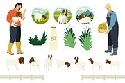 The boer goats, an Animal Illustration by Nenilkime (Thumbnail 4 of 4)