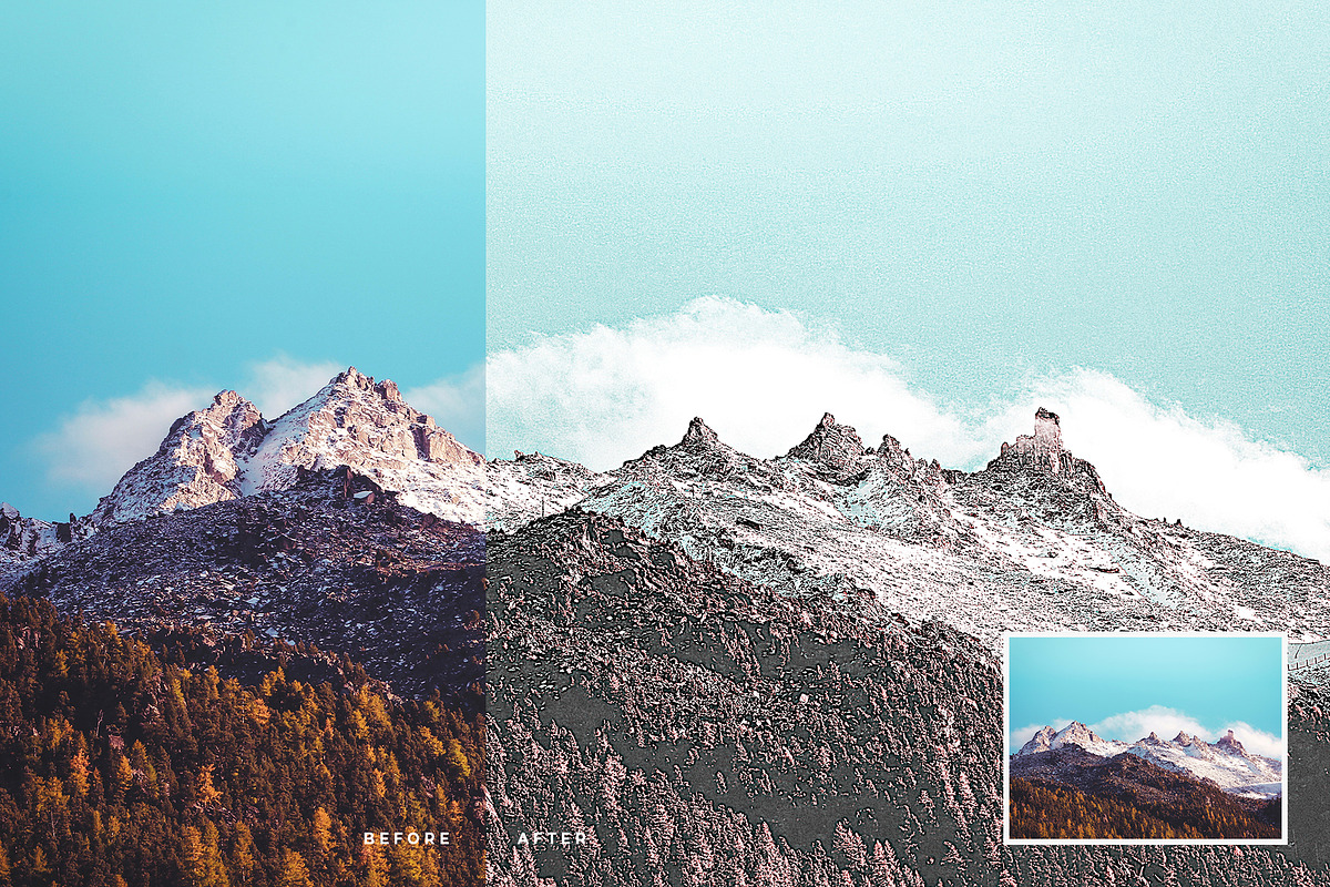 Old Bleach Photoshop Effect, a Templates & Theme by velvetmade.designs (Photo 3 of 12)