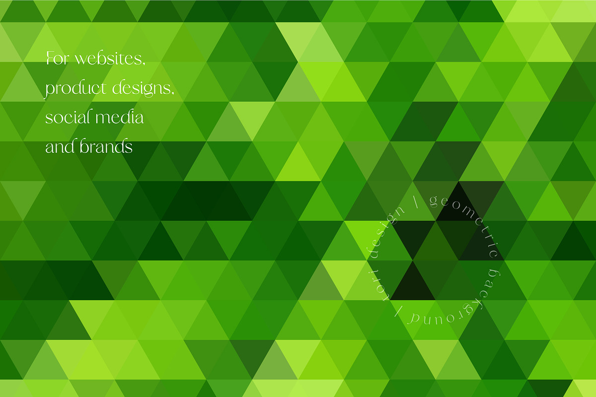 Nature Background Geometric Set preview 7