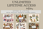 UNLIMITED LIFETIME ACCESS CLIPART, a Person Illustration by Daring Digies (Thumbnail 2 of 10)