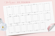 Valentine dividers and frames SVG, an Object Graphic by Happy Letters (Thumbnail 3 of 5)
