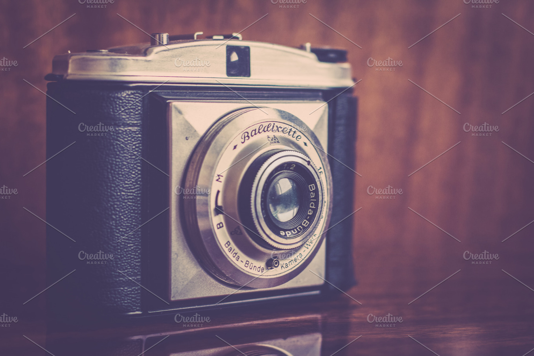 Old Film Camera Stock Picture