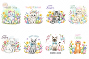 Easter Cat PNG Clipart Cute Kittens., an Animal Illustration by KennedyStudio (Thumbnail 2 of 5)
