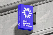 Signboard Vertical Mock-up, an Advertising Mockup by zippypixelstudio (Thumbnail 5 of 14)