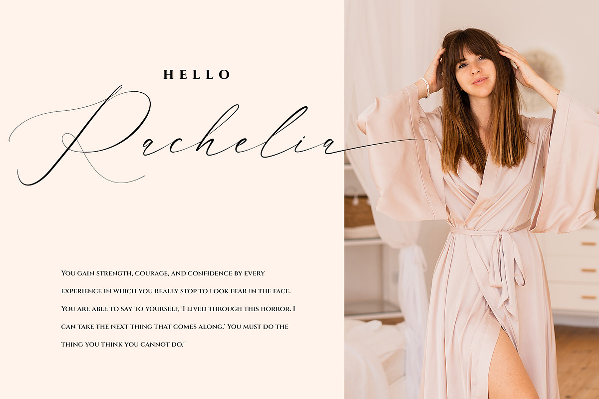 Flavinda Wedding Calligraphy Font, a Script Font by RantautypeStudio (Photo 2 of 16)