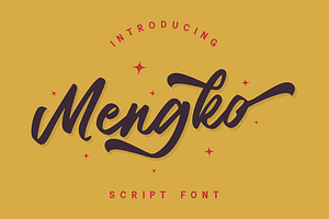 Mengko - Script Font