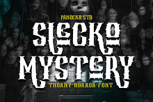 Slecko Mystery - Spooky Horror Font