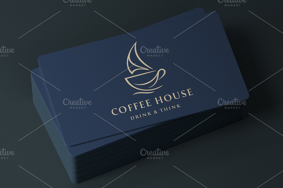 Coffee Cup Logo, an Illustration by PushLogo (Photo 2 of 3)