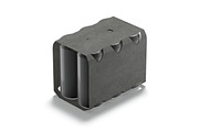 Black Six 550ml Can Pack 3D Model, an Object 3D Model by rebrandy (Thumbnail 2 of 9)