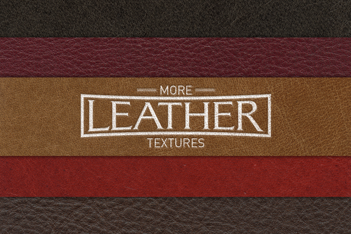 More Leather Texture - 5 Pack, a Texture Graphic by Bearded Creative (Photo 1 of 2)