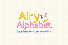 Airy Alphabet - Cute Quirky Font