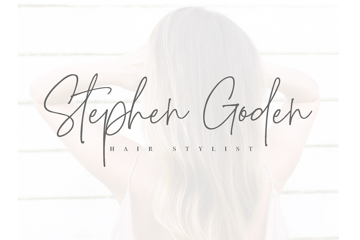 Montpellier | Signature Font preview 7
