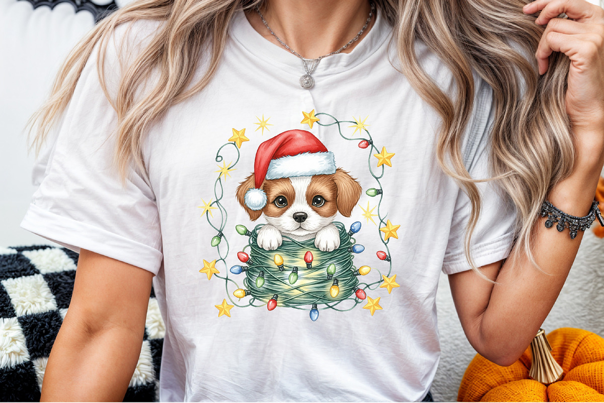 Christmas Dog PNG Clipart, an Illustration by Sublimation Artist (Photo 4 of 9)