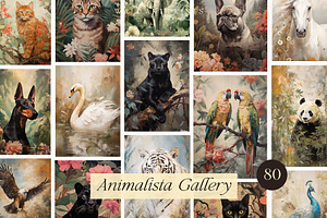 ANIMALS PRINTS GALLERY, an Animal Illustration by Madiwaso