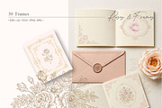 Roses and Frames, a Pattern Graphic by Collection by VY (Thumbnail 5 of 10)