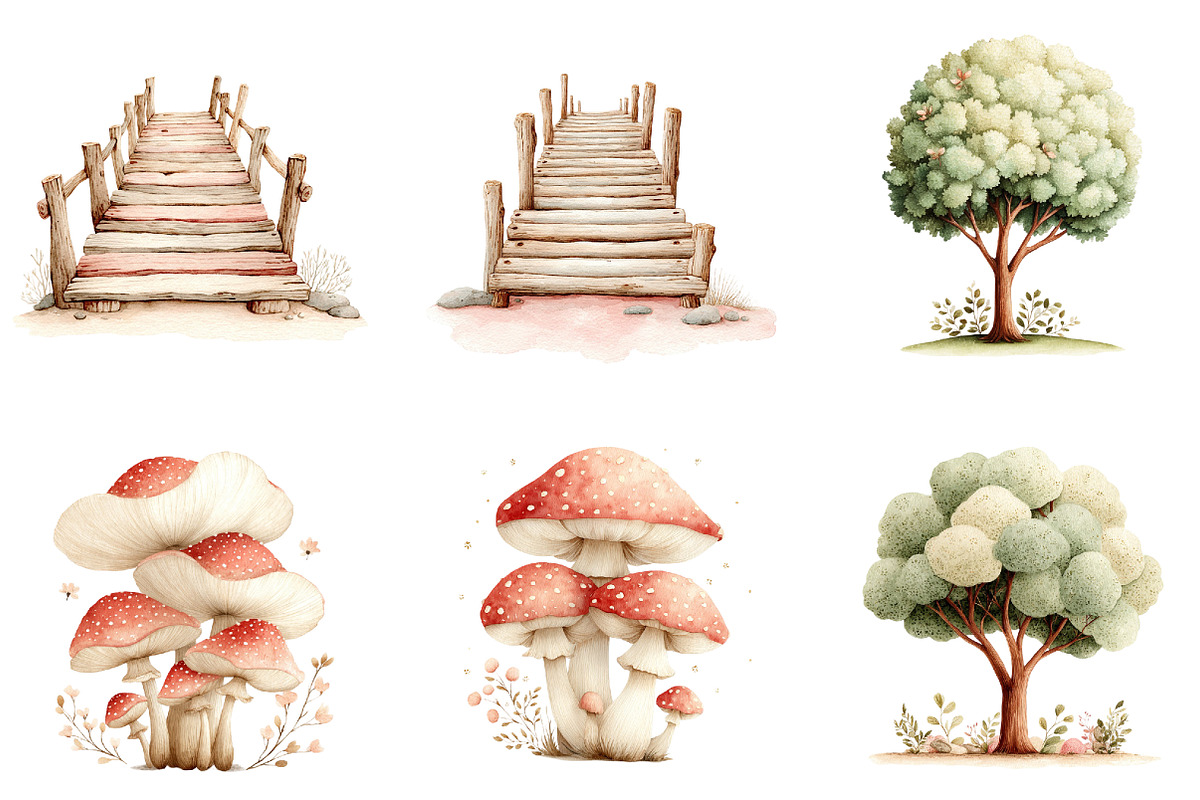 Watercolor Woodland Animals Clipart, an Illustration by Sublimation Artist (Photo 6 of 7)