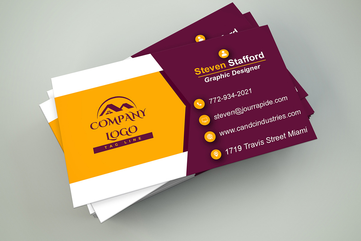 Clean Modern Business Card preview 5