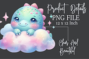 Cute Baby Dinosaur Clipart, an Illustration by Rose Art (Thumbnail 4 of 7)