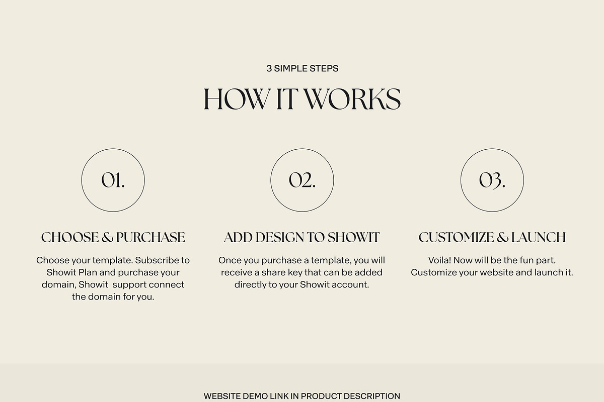 Cyllene | Showit Sales Page Template, a Landing Page Template by Lavinia Visuals (Photo 5 of 9)