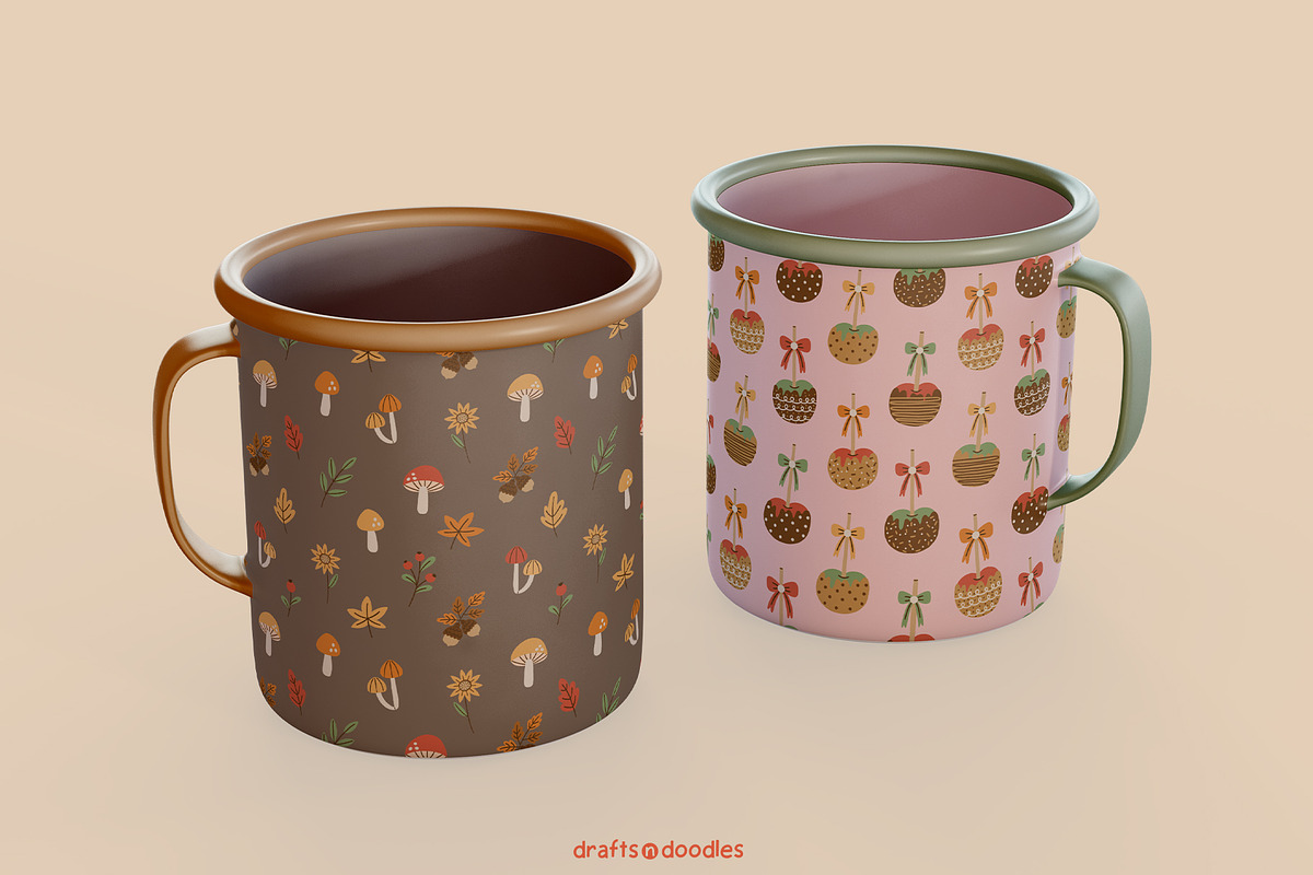 Fall Favorites Clipart and Patterns, a Pattern Graphic by Drafts n Doodles (Photo 11 of 14)