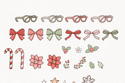 Christmas Bookish Clipart Bundle, a Seasonal Illustration by TitaLivingArt (Thumbnail 5 of 9)
