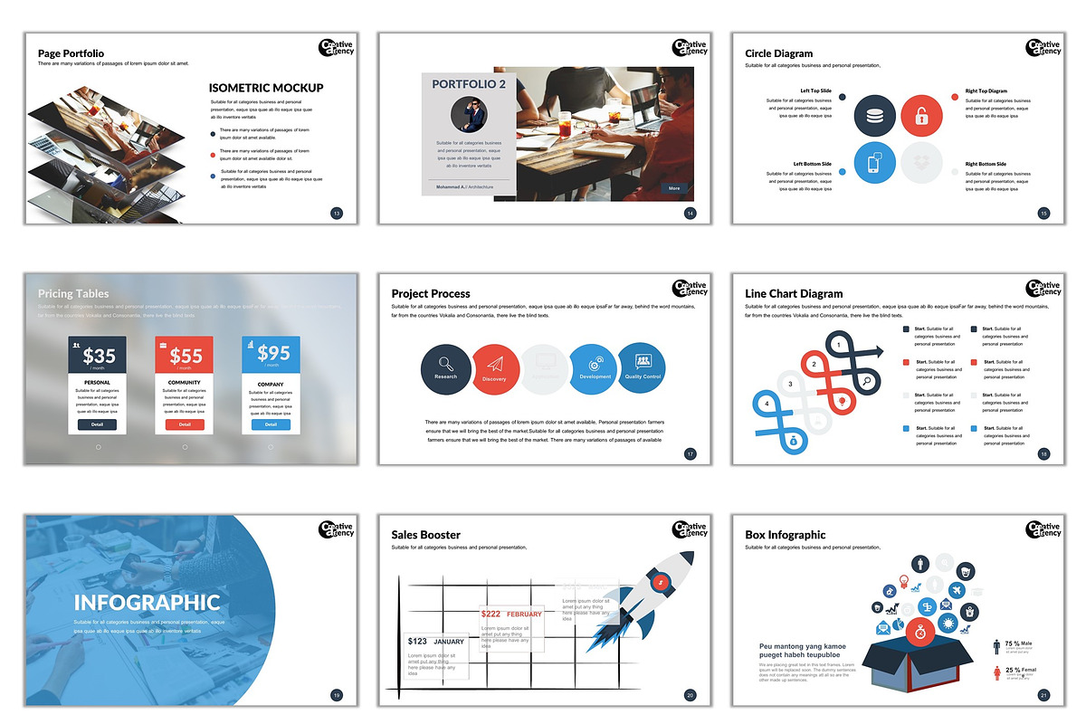 Creative Agency Template [PPTX], a Presentation Template by litoondev (Photo 14 of 15)