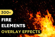 300+ Fire and Flame Overlay Effects, an Object Graphic by Mikel Blazgad (Thumbnail 1 of 11)