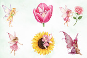 Watercolor Magical Garden Pink Png, an Illustration by Creative Art (Thumbnail 4 of 8)