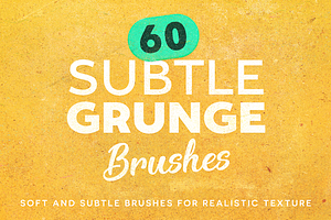 60 Subtle Grunge Brushes