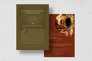 Elegant Thanksgiving Invitation, a Flyer Template by BrandPacks (Thumbnail 4 of 5)