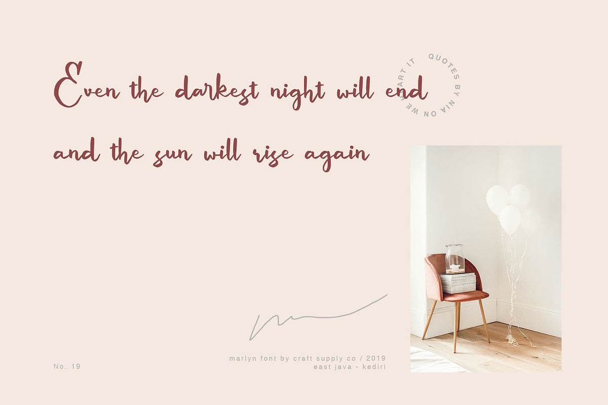Marlyn - Handwritten Script Font preview 4