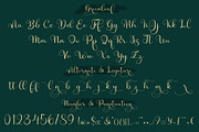 Greenleaf font duo, a Script Font by Barra & Beryl Co. (Thumbnail 7 of 10)