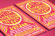Hippies Music Party Flyer Poster, a Flyer Template by Muhamad Iqbal hidayat (Thumbnail 3 of 3)