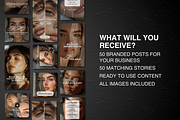 Instagram Templates for Brows, a Social Media Template by DesignsbyMariaStudio (Thumbnail 2 of 10)