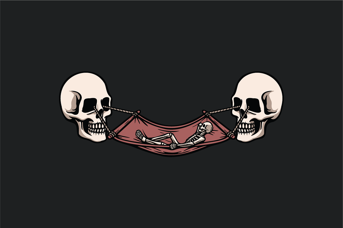 Featuring a Skeleton, an Object Illustration by nomlimo.com (Photo 1 of 3)