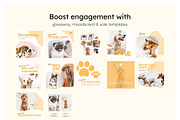 Pets Instagram Feed Canva Templates, a Social Media Template by Cultive Creative (Thumbnail 10 of 13)
