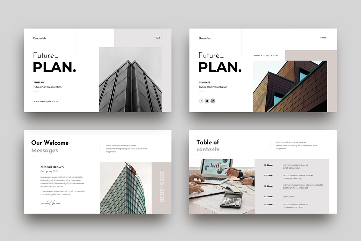 Future Plan Presentation Template, a Presentation Template by Dream-Lab (Photo 2 of 7)