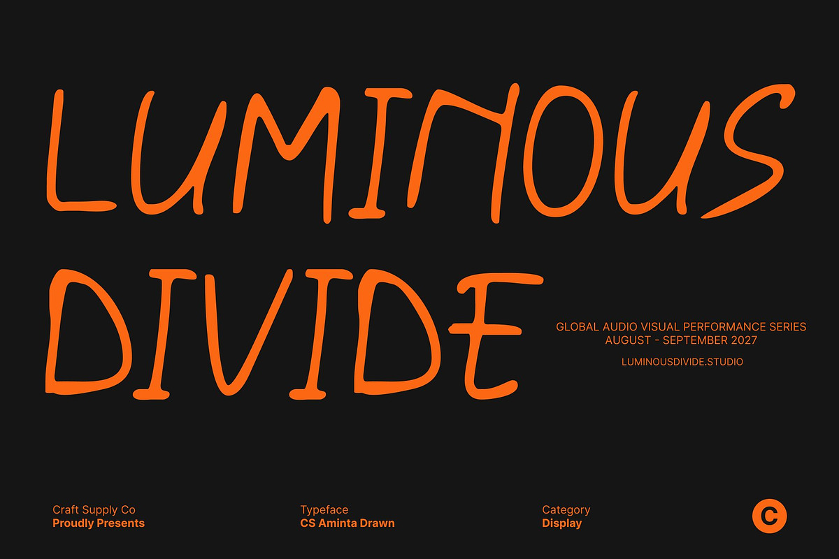 CS Aminta Drawn, a Handwritten Font by Craft Supply Co. (Photo 3 of 8)