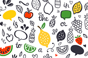One in a Melon Font + Doodles!, a Slab Serif Font by Denise Chandler (Thumbnail 5 of 8)