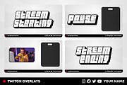 Cartoon Stream Overlay, a Templates & Theme by StreamSkins (Thumbnail 2 of 4)