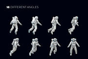 3D Mockup Space Astronaut #10, a Product Mockup by ARKS ACADEMY (Thumbnail 3 of 7)